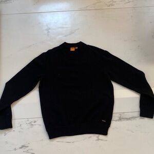 Orange label Hugo Boss Men's Black Sweater